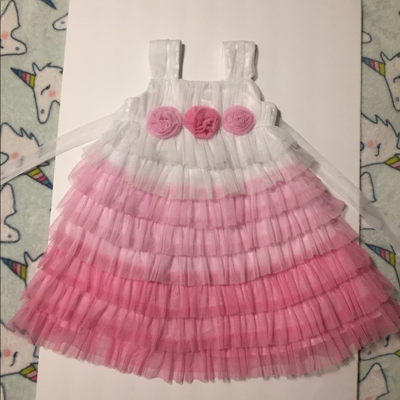 Jona MIchelle 2t Pink Girls Party Dress - Picture 1 of 6